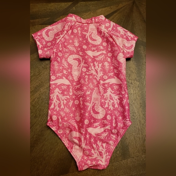 Sol Borne *NEW* Pink Mermaid Kids Swimwear Size 24m - Picture 2 of 10